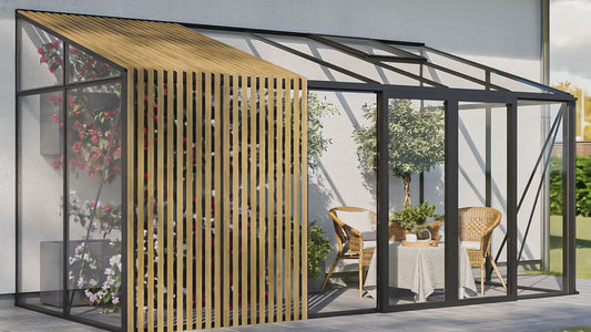 Mews Lean-To — Timber Edition Greenhouse